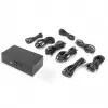 KVM jungiklis Digitus DS-12883 4 prievadų dvigubas ekranas 4K HDMI USB