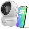 IP apsaugos kamera EZVIZ H6c 1920 x 1080, patalpų sferinė, Wi‑Fi ir Ethernet, 4 mm objektyvas, 360° apžvalga, microSD iki 256 GB