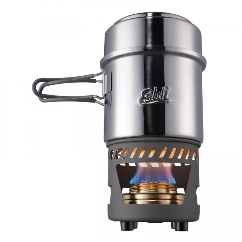 ESBIT Cookset su alk. degikliu, indas, nerūdijantis plienas