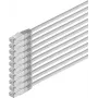 Tinklo kabelis ShiverPeaks 75712-H-SET10 CAT6 S/FTP PIMF, 10 vnt.