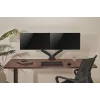 Monitoriaus laikiklis up up Ekonomiškas Interaktyvus Atsvaro Dviejų Monitorių Laikiklis Matinis Juodas VESA 75x75/100x100