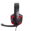 Žaidimų ausinės ESPERANZA BLACKBIRD, mikrofonas, USB/Jack 3,5 mm, juoda/raudona