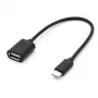 TB kabelis OTG USB AF – USB C 15 cm juodas (AKTBXKU4PAC015B)