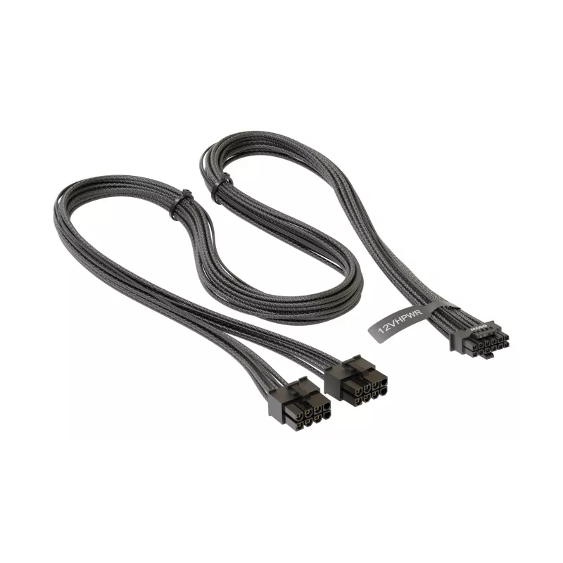 Adapterio kabelis SEASONIC NESE-165 12VHPWR PCIe 5.0 juodas GPU maitinimo prijungimui