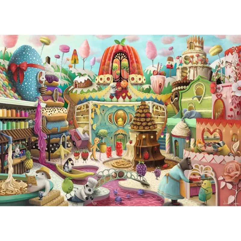 Dėlionė Ravensburger Sweet Street 1000 dalių – 1000 dalių dėlionė nuo Ravensburger
