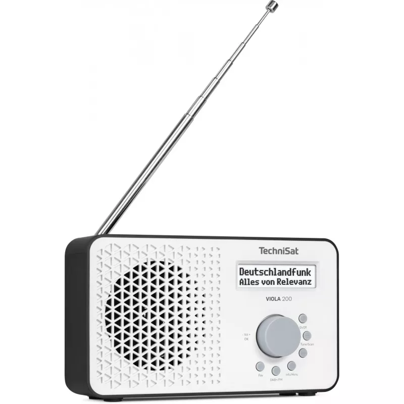 TV imtuvas TECHNISAT VIOLA 200 balta/juoda HD DVB‑S2