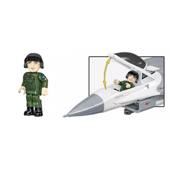 Konstruktorius Cobi F-16C Fighting Falcon — 463 dalys, mastelio modelio surinkimo rinkinys