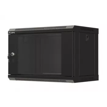 Sieninis stovas LANBERG WF03-5306-10B 6U, 60 kg, raktinis užraktas, juodas