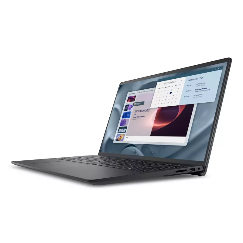 DELL Pro 15 Essential PV15250 Intel Core 3 100U Nešiojamasis kompiuteris 39,6 cm (15,6) Full HD 8 GB DDR5-SDRAM 512 GB SSD Wi-Fi 6 (802.11ax) Windows 11 Pro Juoda