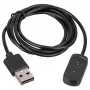 Patalpų įkroviklis Akyga AK-SW-02 išmaniajam laikrodžiui, juodas, USB 5V, 1 m