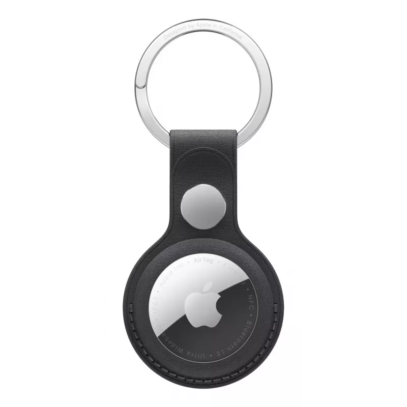 Ring Apple AirTag FineWoven raktų pakabukas, juodas