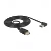 USB laidas DeLOCK 2 m USB 2.0-A į USB 2.0-A Juodas