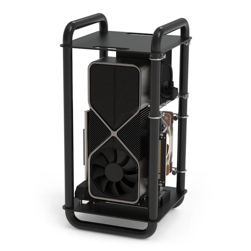 Kompiuterio korpusas Streacom DA6 XL Mini-ITX juodas