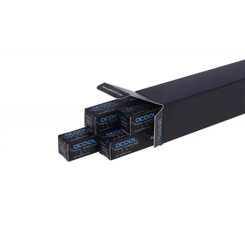 Vamzdelis kompiuterio aušinimo sistemai Alphacool 18443 — akrilinis, Ø 16 mm, ilgis 60 cm, sriegio Ø 13 mm, permatomas