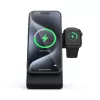 Vidinis įkroviklis Crong CRG-MSPS-BLK išmaniajam laikrodžiui, juodas, Lightning USB belaidis