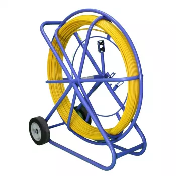 Extralink kabelio traukimo pilotas 11mm 200m, stiklo pluoštas FRP, skersmuo 11mm, ilgis 200m, geltonas