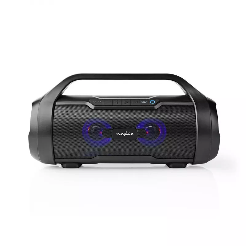 Nedis SPBB310BK nešiojama / vakarėlių kolonėlė Stereo nešiojama kolonėlė juoda 36 W