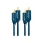 Stereo garso laidas (2x RCA kištukas/2x RCA kištukas) - 0,5 m RCA bendraašis laidas galingam stereofoniniam garsui