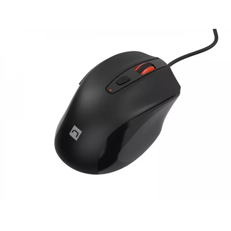 Laidinė optinė pelė NATEC NMY-2047 USB Type-A, 4000 DPI, 6 mygtukai, dešiniarankiams, apšvietimas