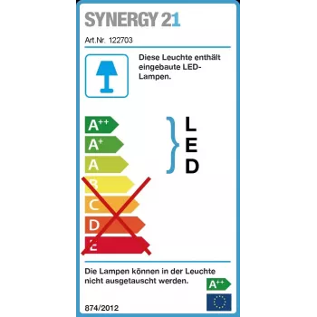 Synergy 21 LED rūsio šviestuvas / apvalus šviestuvas IP65 7W cw