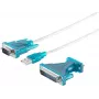 USB 2.0 RS232 keitiklis ShiverPeaks 75605 – 1,5 m laidas, USB–nuosekliojo prievado adapteris