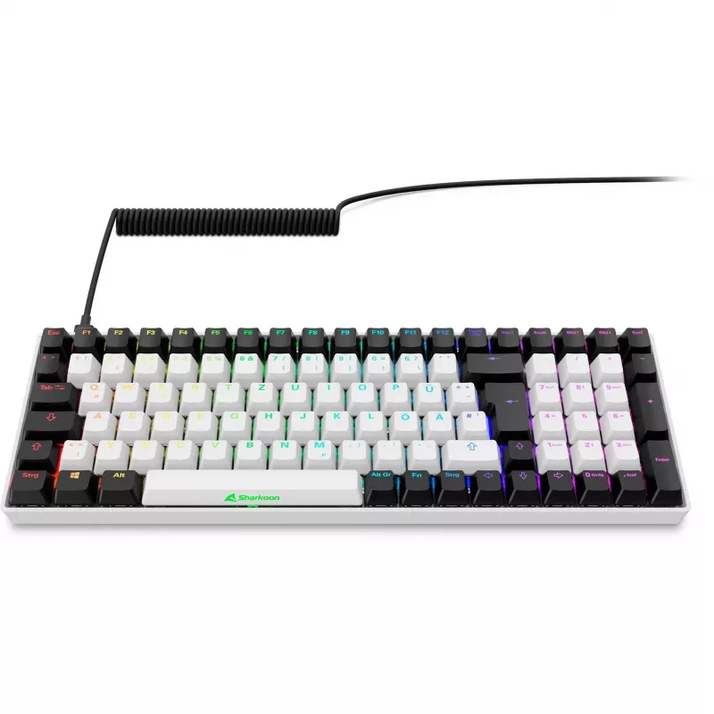 Žaidimų klaviatūra Sharkoon SGK50 S2 mechaninė QWERTZ belaidė