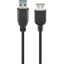 Goobay USB ilginamasis laidas USB 3.0 m juodas - USB-3.0 kištukas A tipo > USB-3 (74149)