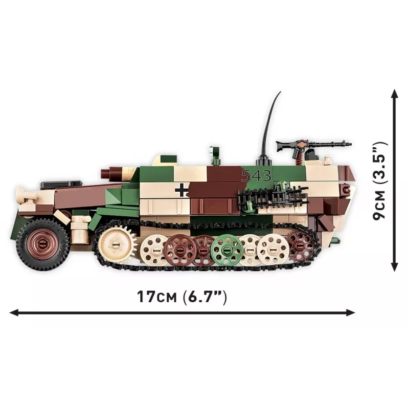 Sd.Kfz. 251/9 Stummel, konstrukcinis žaislas