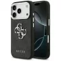 GUESS | Hardcase 4G | Nugarėlės dangtelis | iPhone 17 Pro Max | Apple | Ekologiška oda/PC/Plastikas/TPU | Juoda