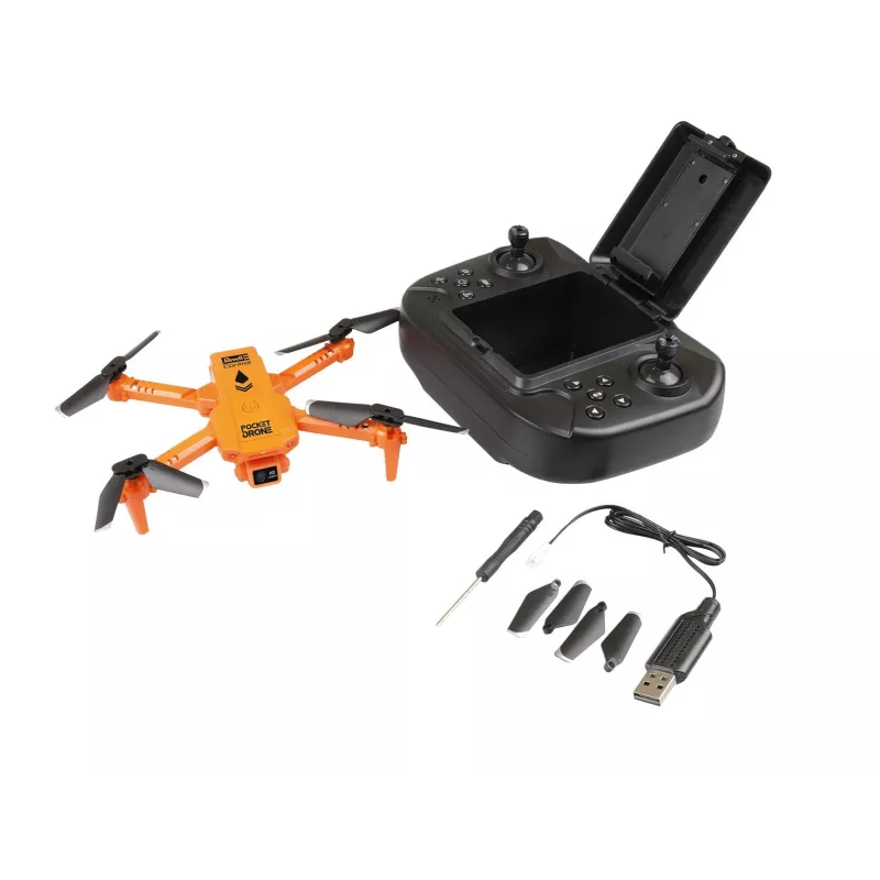 RC kvadrokopteris REVELL Pocket Drone 23810 — 2,4 GHz, 4 kanalų nuotolinio valdymo pultas