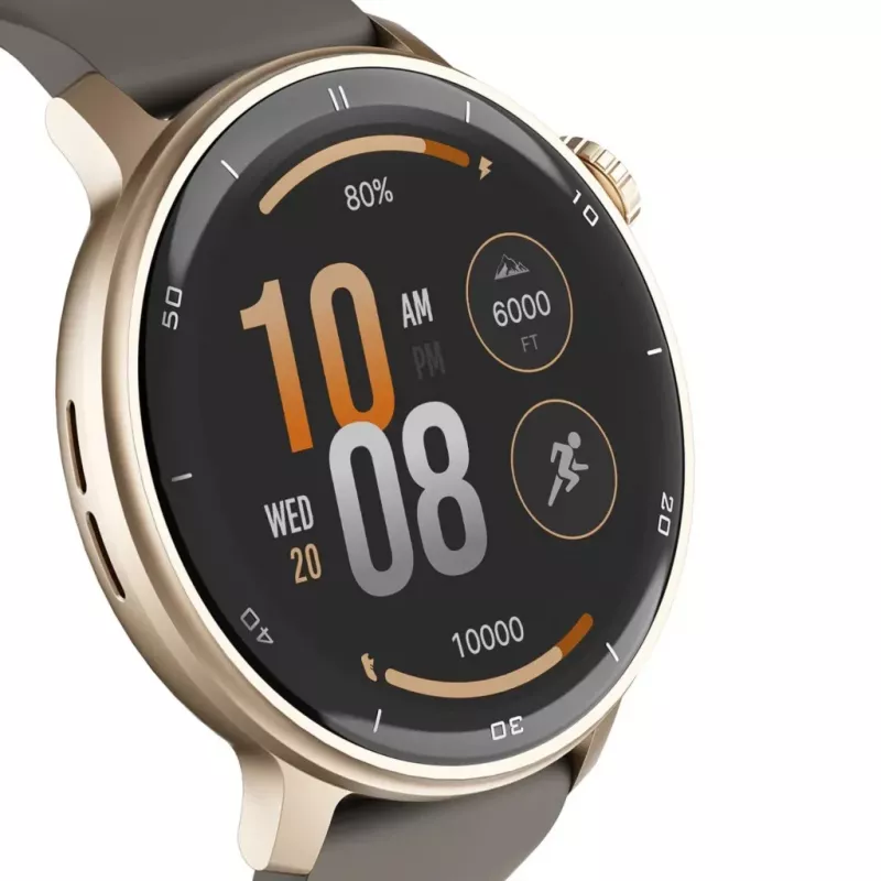 Stelio STSWA101GD Activ GPS 46 mm auksinis išmanusis laikrodis