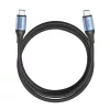 Vention USB 2.0 5A 240W 1.5m JUODAS USB-C į C laidas