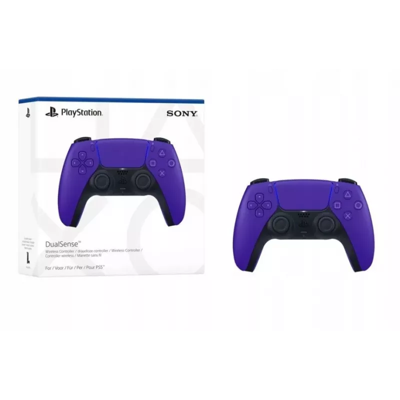 Sony DualSense belaidis valdiklis, skirtas PlayStation 5 — violetinis, haptinis atsakas, adaptyvūs gaidukai, įmontuotas garsiakalbis, ličio jonų baterija