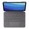 Logitech Combo Touch, skirtas iPad Pro 11 colių 1, 2, 3, 4 kartos, šiaurietiškas QWERTY išdėstymas, jutiklinė aikštelė