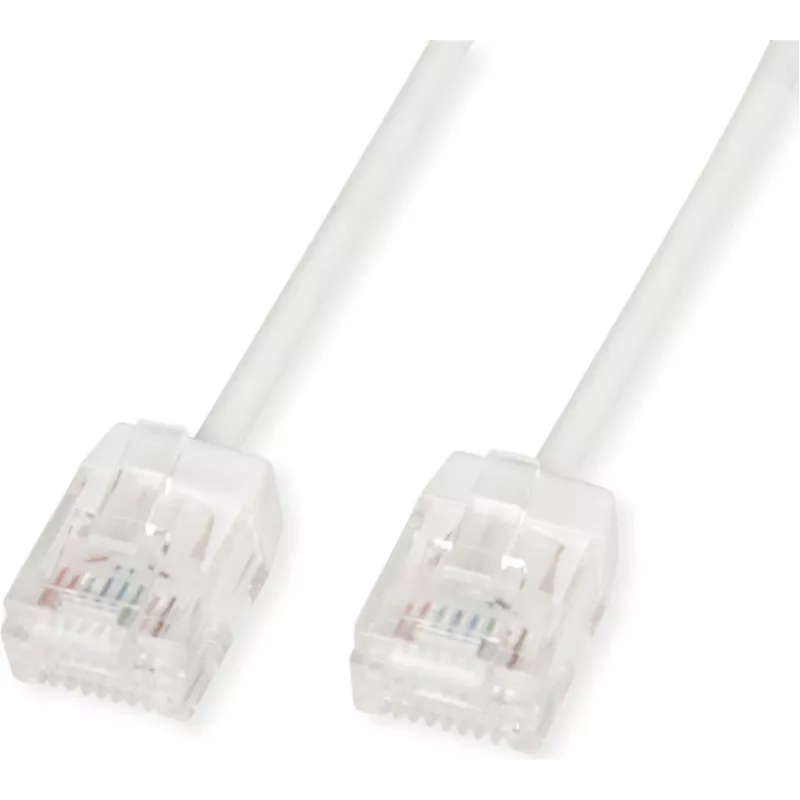ROLINE UTP komutacinis kabelis Cat.6A Ultra- kurzer RJ45 Balta 2m - Network - UTP (21.15.4472)