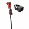 Slidinėjimo lazdos Leki 3D AIRFOIL juoda/raudona 120 cm