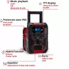 Nešiojamas radijas EINHELL TE-CR 18 Li DAB+ FM Bluetooth USB, maitinamas baterijomis (suderinamas su TE-CR 18 Li)