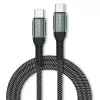 USB kabelis Qoltec 52358 1,5 m USB C juodas USB 2.0 0,48 Gbit/s