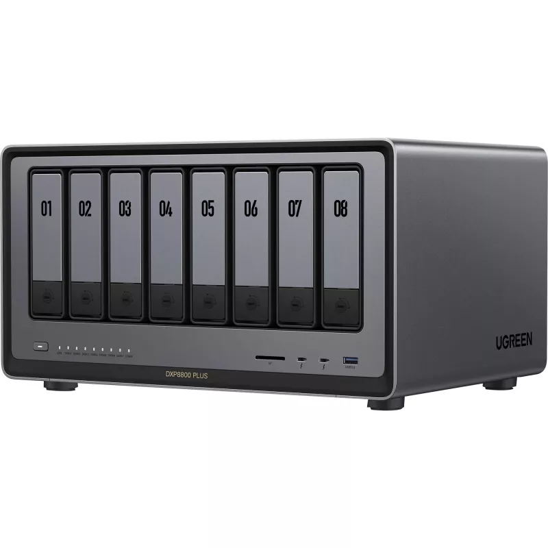 Ugreen NASync DXP8800Plus NAS Stalinis Intel® Core™ i5 i5-1235U 8 GB DDR5 0 TB UGOS Pro