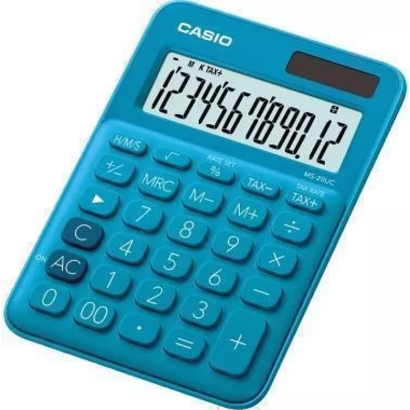 Pagrindinis skaičiuotuvas Casio MS-20UC-BU
