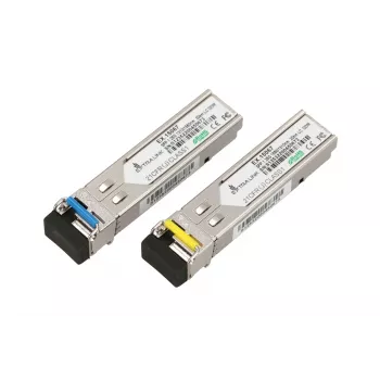 Extralink SFP WDM modulis 1.25G, 1.25Gbps, 1310/1550nm, vienmodis, 20km, LC, DOM, pora, skirtas HP/Aruba