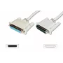 Digitus Datatransfer prailginimo laidas D-Sub25/M - D-Sub25/F