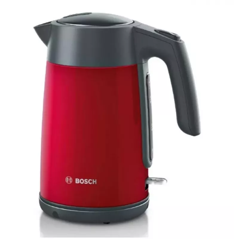 Elektrinis virdulys Bosch TWK7L464 — 1,7 l talpa, 2400 W, raudonas, plastikinis korpusas