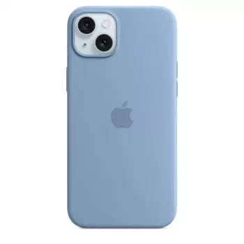 Apple iPhone 15 Plus silikoninis dėklas su MagSafe – Winter Mėlyna