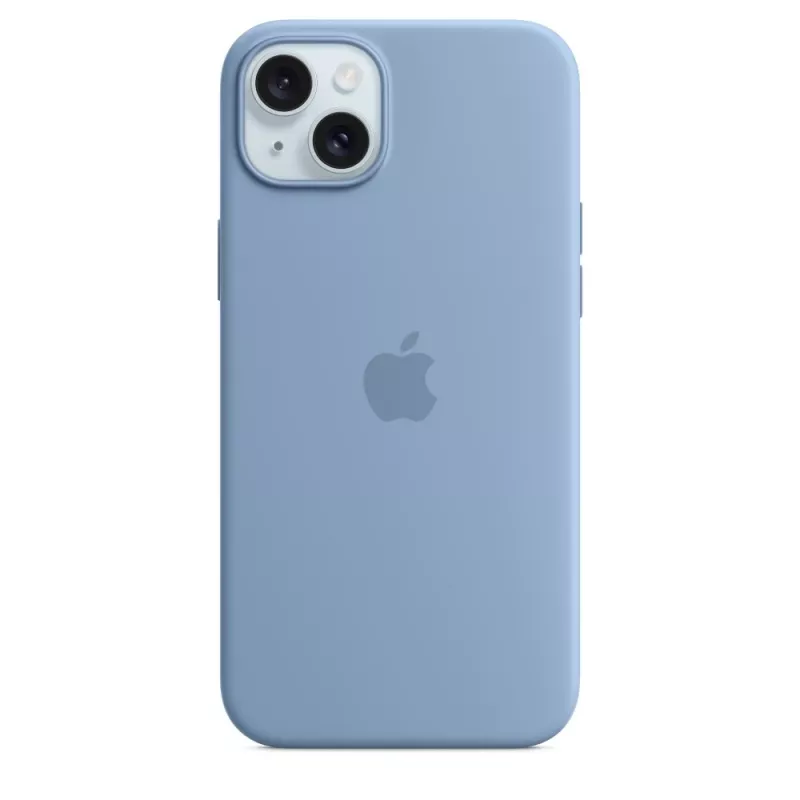 Apple iPhone 15 Plus silikoninis dėklas su MagSafe – Winter Mėlyna