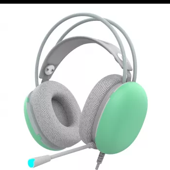 Cian Technology GmbH INCA žaidimų laisvų rankų įranga IGK-X8Y 7.1 USB RGB-LED turkio spalvos - Laisvų rankų įranga