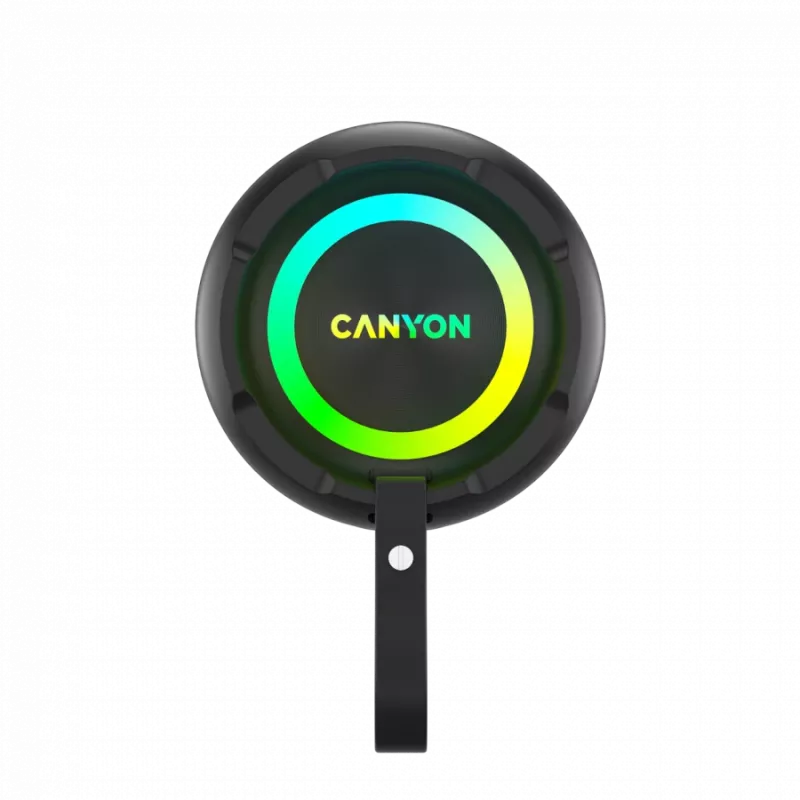 Nešiojamas garsiakalbis CANYON OnMove 11 IPX6 TWS 20W EQ RGB juodas