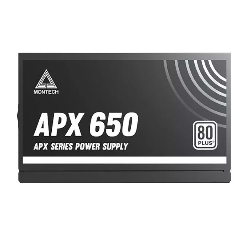 Montech APX650 maitinimo blokas 650 W 20+4 kontaktų ATX ATX juodas