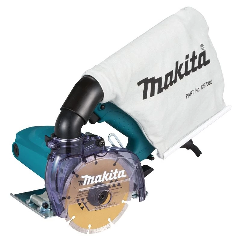 Makita 4100KB 125 mm sausa mūro ir plytelių pjaustyklė, 1400 W