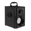 Belaidis garsiakalbis MEDIA-TECH MT3179, 20 W (RMS 15 W), Bluetooth 5.1, FM, MicroSD, USB, AUX, ličio jonų, 6 val., medinis korpusas